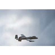 Passage d'un avion Fairchild A-10 Thunderbolt lors d'une démonstration à Pabradé, en Lituanie.