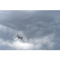 Passage d'un avion Fairchild A-10 Thunderbolt lors d'une démonstration à Pabradé, en Lituanie.