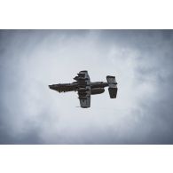 Passage d'un avion Fairchild A-10 Thunderbolt lors d'une démonstration à Pabradé, en Lituanie.