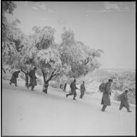 Opération de reconnaissance du 8e RIM dans le secteur du Vieux Saïda.