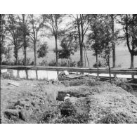 [Génie: travaux de défense sur la rive d'un canal.]