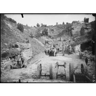 Mérard (Oise). Vue d'ensemble d'une batterie de 240 T. [légende d'origine]
