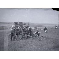 [Grandes manoeuvres anglaises à Salisbury Plain, 1899].