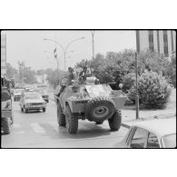 AML des phalangistes libanais dans Beyrouth.