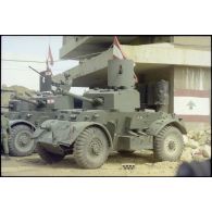 Blindés Saladins libanais à Beyrouth.