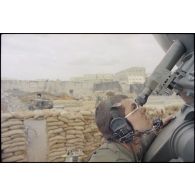 Antenne parabolique du 12e RA, Beyrouth.