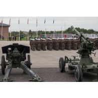 Récit de la bataille d'El Moungar par le 2e régiment étranger d'infanterie (2e REI) sur la place d'armes de Tapa, en Estonie.