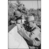 Poste de commandement du 1er GTM.