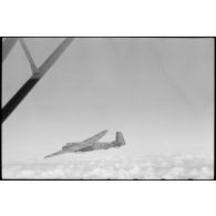 Parti du terrain d'aviation de Valence, un vol d'entraînement de jeunes pilotes aux commandes de planeurs du IIIe groupe du Luftlandegeschwader 1.