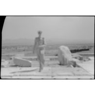 Ile de Kos, l'Asclépeion (image floue).