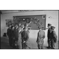 Instruction sur les instruments de bords d'un bombardiers Junkers Ju-88 au sein du II./LG1 (Lehrgeschwader 1).