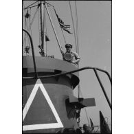 Parti de Naples, un convoi de navires transportant les hommes du 1er corps d'armée fait route pour la France en vue du débarquement allié sur les côtes de Provence (opération Anvil-Dragoon) en août 1944.