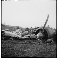 Plan général d'un des deux moteurs de l'épave de Dornier Do-17.