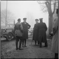 Prise d'armes au sein de la 3e armée et de la 51st Highland Infantery Division appartenant à la BEF (British expeditionary force).