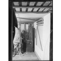 (Clermont-en-Argonne). Le central téléphonique.1 février 1916. [légende d'origine]