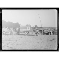 (Le Pétan) (Meurthe et Moselle). Poste central de l'ambulance américaine. [légende d'origine]