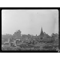 (Rampont) (Meuse). Ambulance américaine. 11-9-16. [légende d'origine]