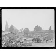 (Ippécourt) (Meuse). Ambulance américaine. 10-9-16. [légende d'origine]