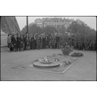 La tombe du soldat Inconnu, place de l'Etoile à Paris.