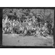 Koritza (Albanie). Comitadjis albanais. [légende d'origine]