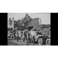 En Belgique. Cambrai en feu.