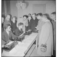 Inauguration du centre de rééducation des aveugles de guerre à Marseille.