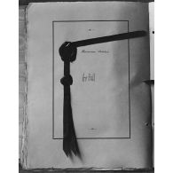 Pages du traité de Paix 1919. [légende d'origine]