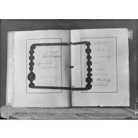 Pages du traité de Paix 1919. [légende d'origine]