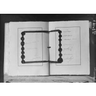 Pages du traité de Paix 1919. [légende d'origine]