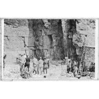 La messe dans la carrière. [légende d'origine]<br>