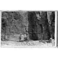 La messe dans la carrière. [légende d'origine]<br>