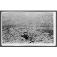 Les tranchées boches. Verdun. Attaque du Poivre. [légende d'origine]