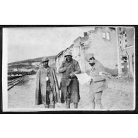 Coloniaux blessés. Belleville. Verdun. [légende d'origine]