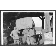 La reconnaissance. [légende d'origine]