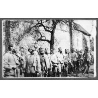 Saint Eugène. Exercices de masques. [légende d'origine]