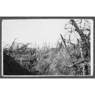 Tranchées conquises. Chemin des Dames. [légende d'origine]