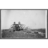 Avion français - ? Chemin des Dames. [légende d'origine]