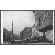 Maisons en bois. Massevaux  Alsace. [légende d'origine]