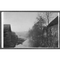 La sortie de Massevaux. [légende d'origine]