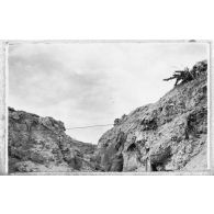 L'ancienne 1re ligne boche. [légende d'origine]