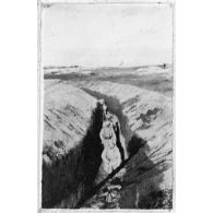 Une relève. [légende d'origine]