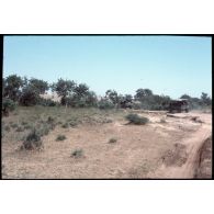 Abeché - Patrouille du II° escadron / RICM. [légende d'origine]<br>