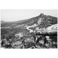 Vue prise depuis la côte 263. [légende d'origine]<br>
