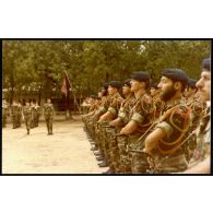 N'Djamena- Cérémonie du 14 juillet (II° escadron du RICM). [légende d'origine]