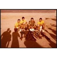 Abeché  - Armement récupéré après un accrochage avec le VOLCAN. [légende d'origine] <br>