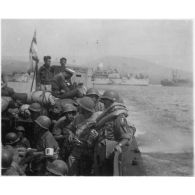 Débarquement dans le golfe de Saint-Tropez. 17 août 1944. [légende d'origine]