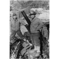 La 3e DIA [division d'infanterie algérienne] sur le front d'Italie. Janvier 1944. [légende d'origine]