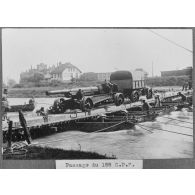 Passage du 155 G.P.F. [légende d'origine]