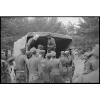 Des blessés allemands peu après la bataille de Vilnius.