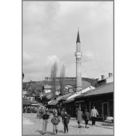 Le quartier de Bascarsija (la vieille ville) - Sarajevo. [légende d'origine]